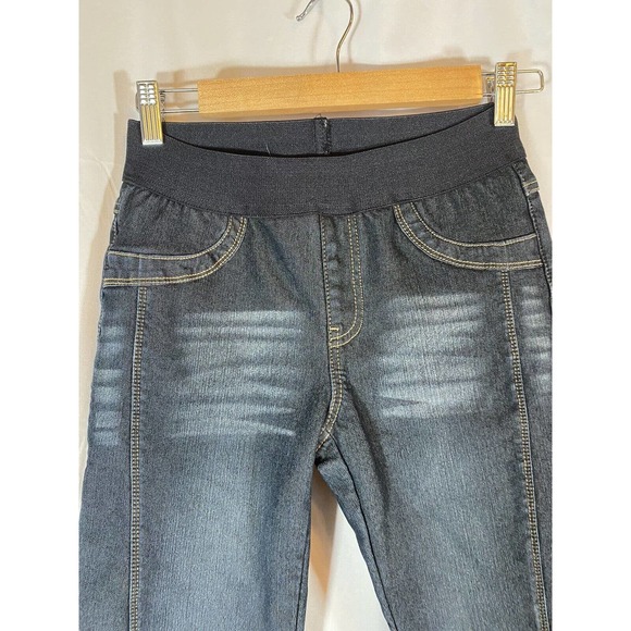 Bangbang Original jeans fleece lined pull on elastic waist dark wash 26X28 women - Picture 3 of 6